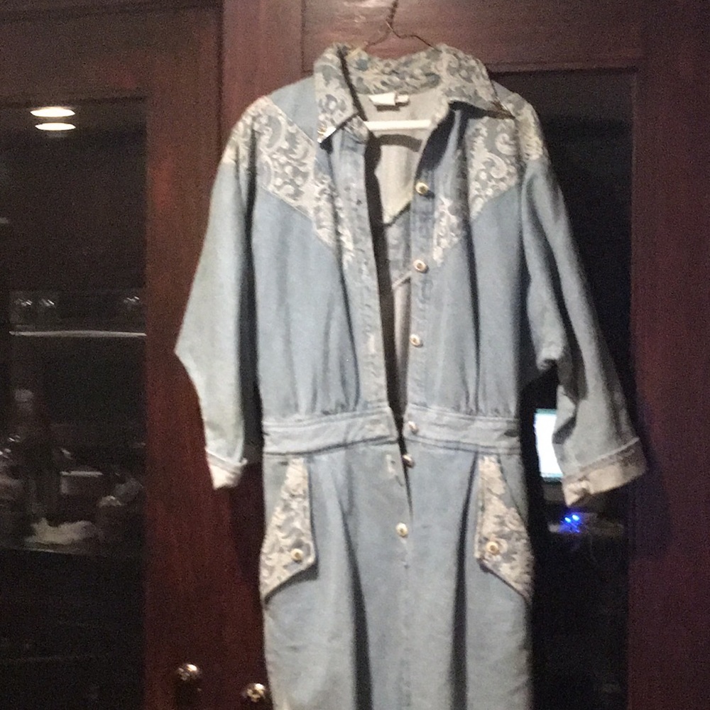 80s Denim dress